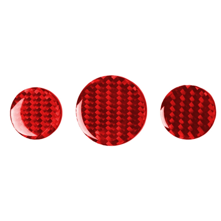 Car Carbon Fiber Multimedia Knob Decorative Sticker for BMW Mini F55