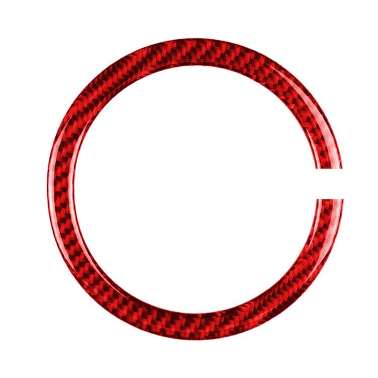 Car Carbon Fiber Steering Wheel Ring Decorative Sticker for BMW Mini