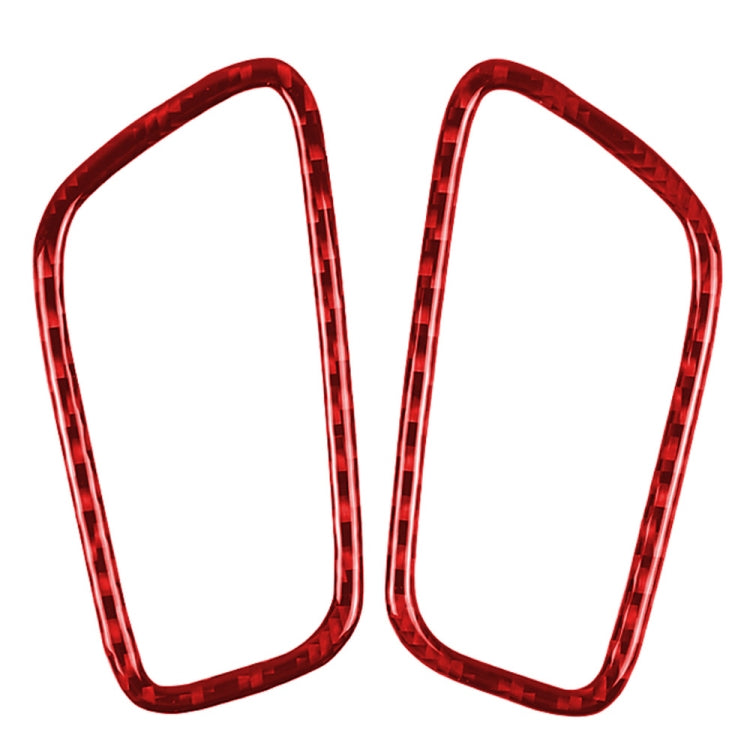 Car Carbon Fiber Air Outlet Panel Decorative Sticker for Porsche