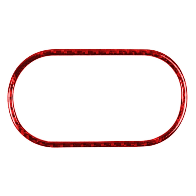 Car Carbon Fiber Headlight Switch Panel Decorative Sticker for