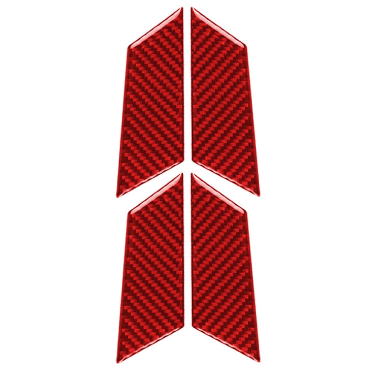 Car Carbon Fiber Inner Door Bowl Panel Decorative Sticker for Porsche