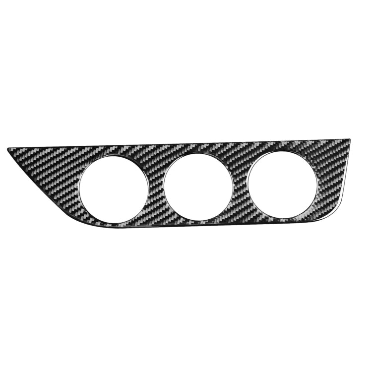 Car Carbon Fiber Air Conditioning Switch Panel Decorative Sticker for