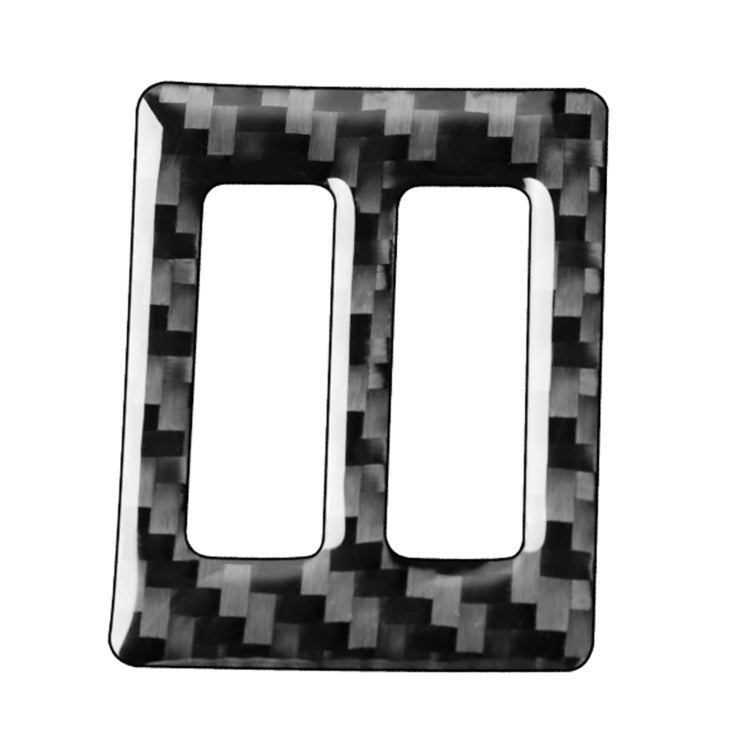 Car Carbon Fiber Central Air Outlet Switch Decorative Sticker for