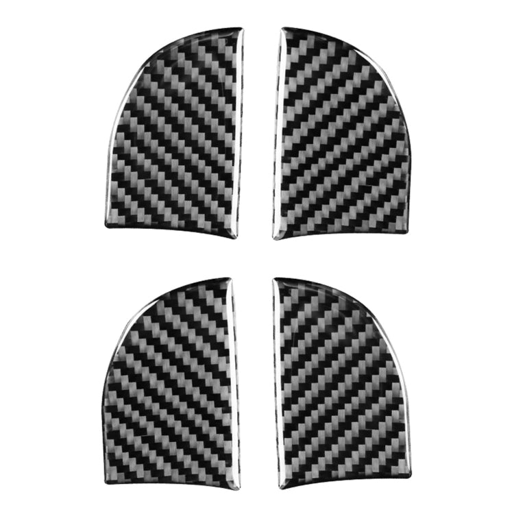 Car Carbon Fiber Inner Door Bowl Decorative Sticker for Toyota