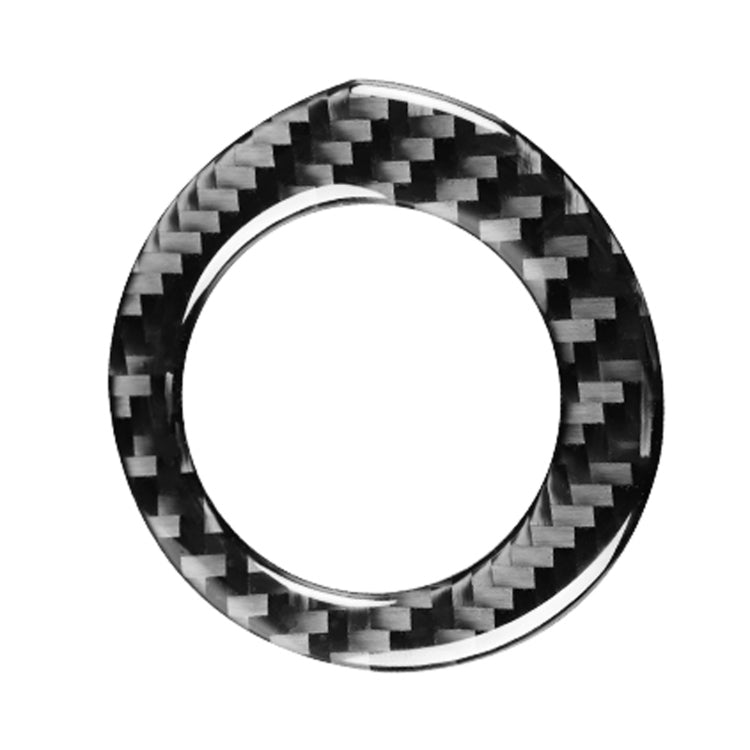 Car Carbon Fiber Ignition Key Ring Decorative Sticker for Toyota