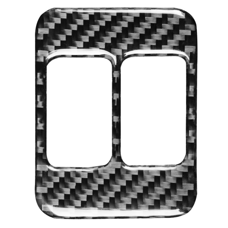 Car Carbon Fiber Seat Heating Button A Decorative Sticker for Subaru