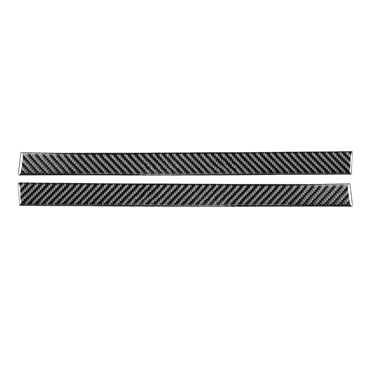 2 PCS / Set Carbon Fiber Car Rearview Mirror Anti-scratch Strip