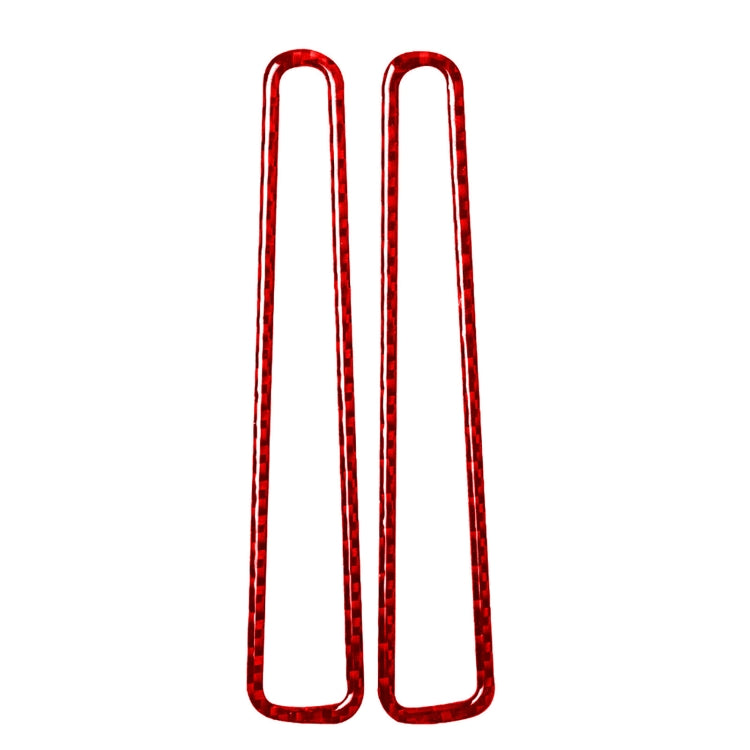 2 PCS / Set Carbon Fiber Car Window Air Outlet Defogging Decorative