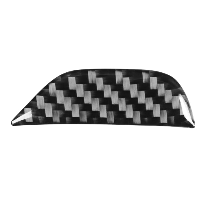 Carbon Fiber Car Central Control Armrest Storage Button Decorative