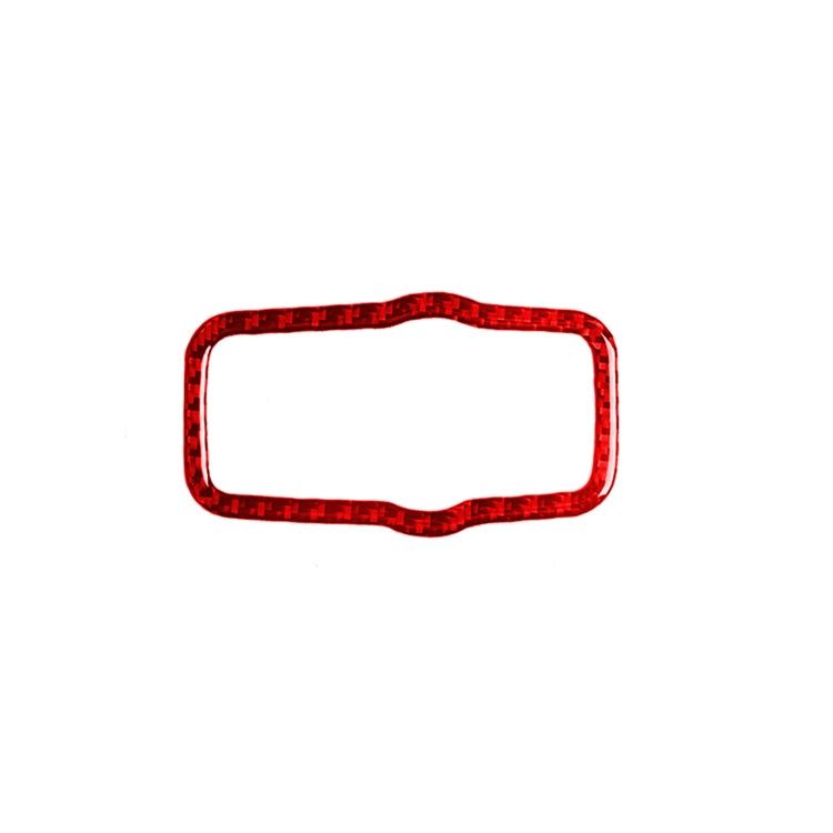 Carbon Fiber Car Headlight Switch Panel Decorative Sticker for Alfa