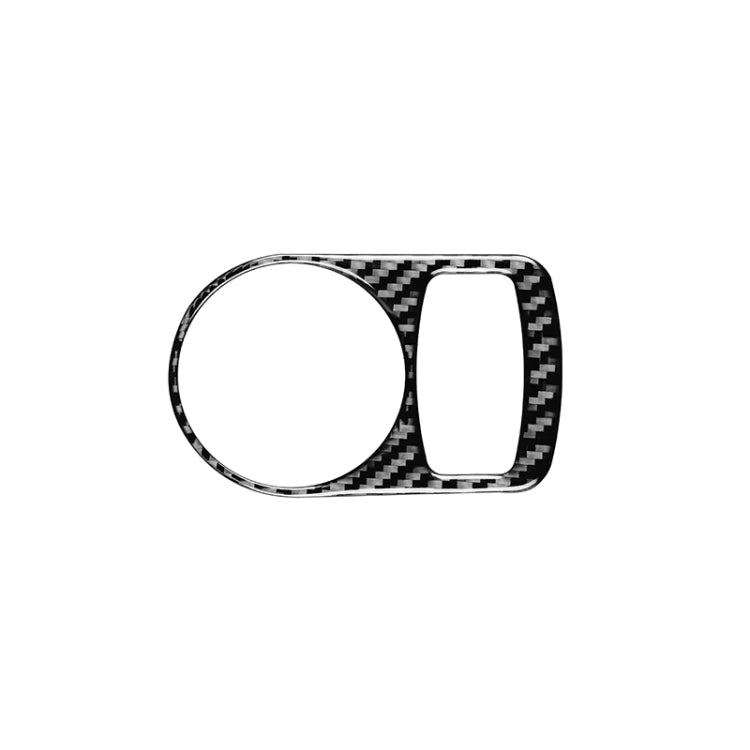 Carbon Fiber Car Headlight Switch Decorative Sticker for Audi Q3
