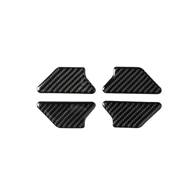 Carbon Fiber Car Inner Door Bowl Panel Decorative Sticker for