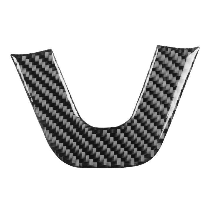 Carbon Fiber Car Steering Wheel Chin Decorative Sticker for Dodge