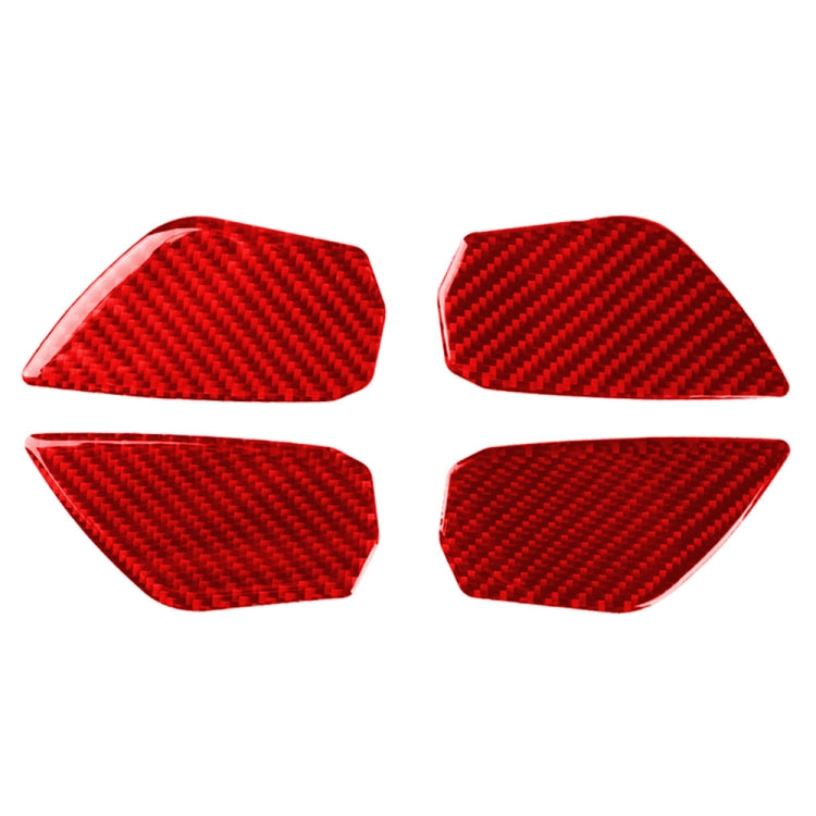 Car Carbon Fiber Inside Door Wrist Decorative Sticker for Honda Tenth