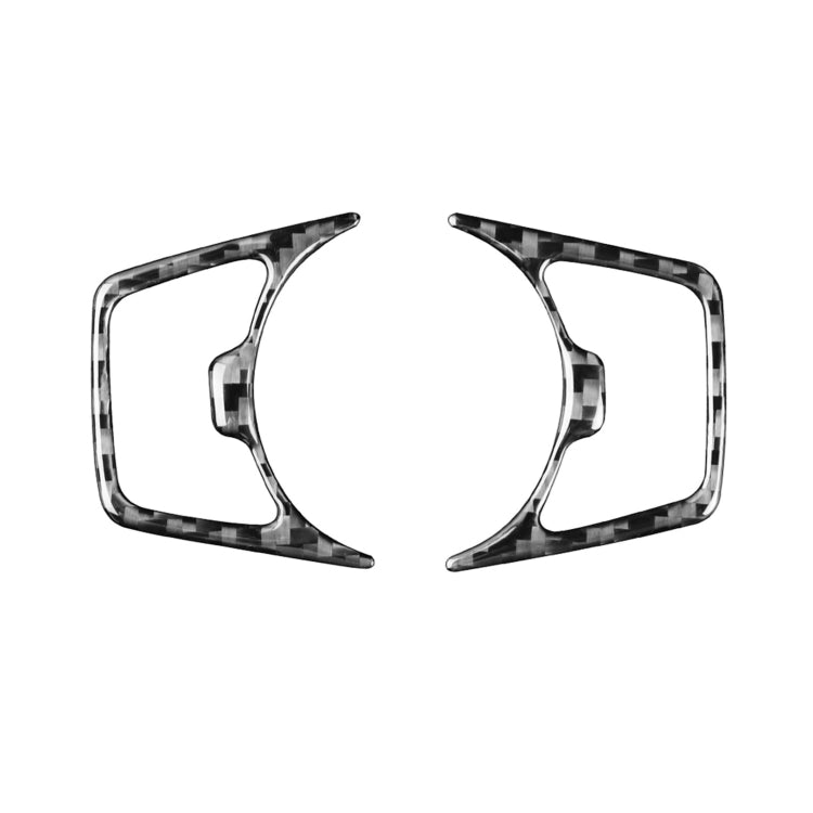 Car Carbon Fiber Headlight Switch Decorative Sticker for Ford F150
