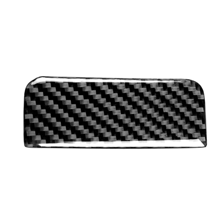 Car Carbon Fiber Passenger Side Storage Box Decorative Sticker for