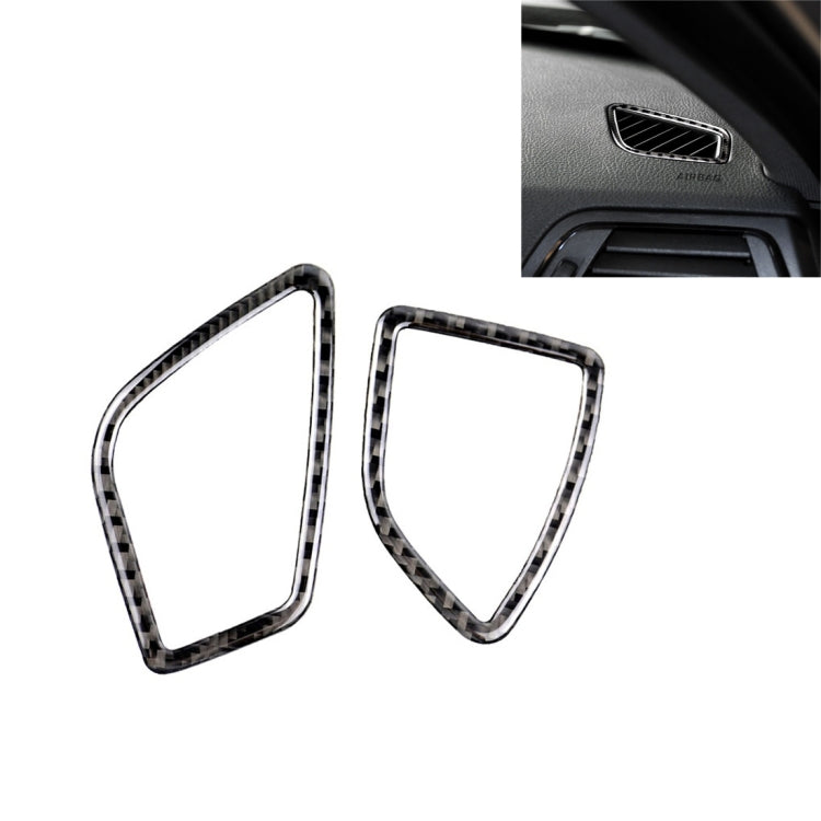 Carbon Fiber Car Instrument Air Outlet Decorative Sticker for BMW