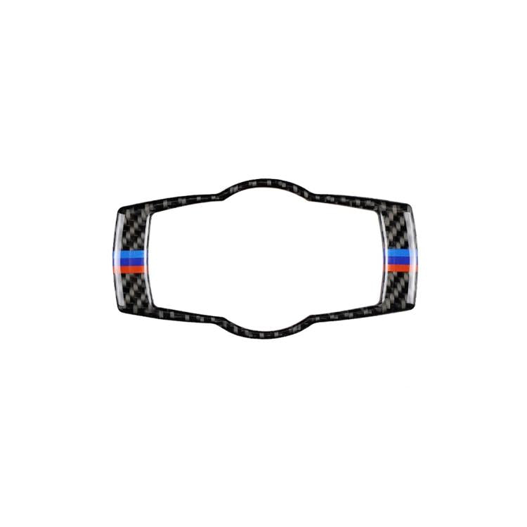 Three Color Carbon Fiber Car Headlight Switch Decorative Sticker for BMW E90 / E92 / E93 2005-2012, Headlight  Switch (Three Color)