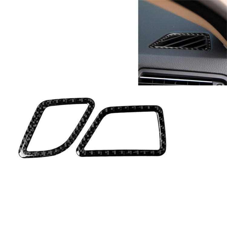 Carbon Fiber Car Instrument Air Outlet Decorative Sticker for BMW 5