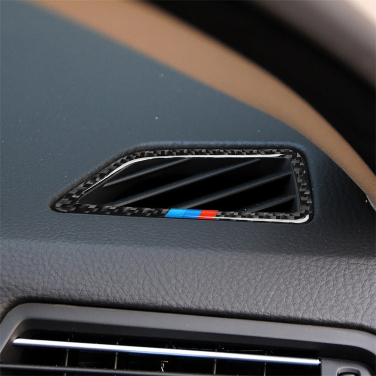 Carbon Fiber Car Instrument Air Outlet Decorative Sticker for BMW 5