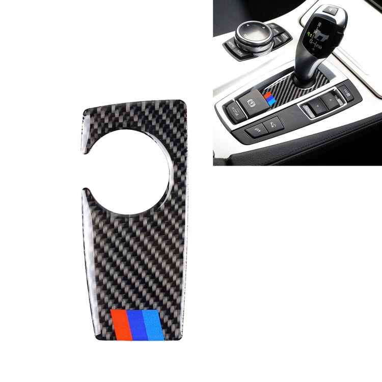 Carbon Fiber Car Handbrake Below Panel Decorative Sticker for BMW 5