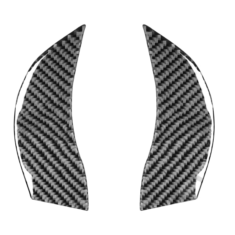 2 PCS Car Carbon Fiber Steering Wheel Decorative Sticker for Mazda