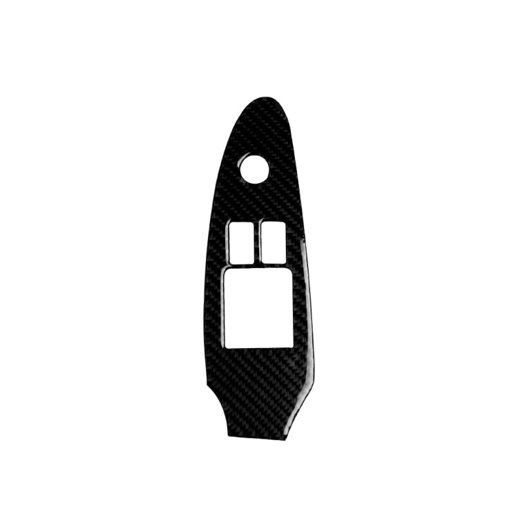 Car Carbon Fiber Main Driving Side Door Lift Control Decorative