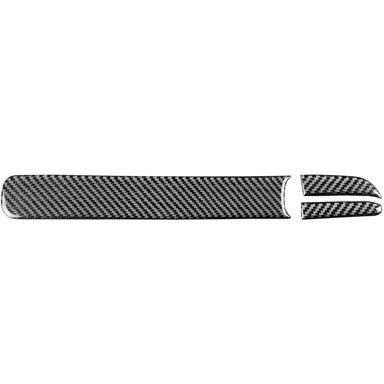 3 in 1 Car Carbon Fiber Front Passenger Seat Storage Box Decorative