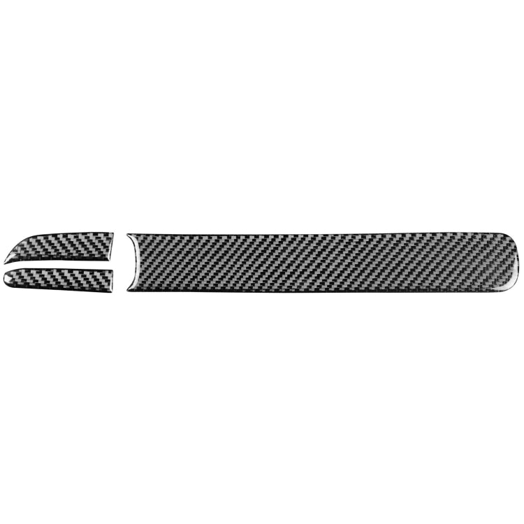 3 in 1 Car Carbon Fiber Front Passenger Seat Storage Box Decorative