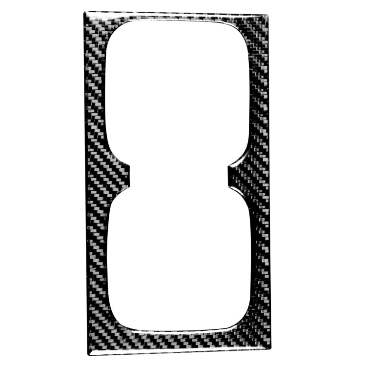 Car Carbon Fiber Water Cup Holder Decorative Sticker for Honda Civic