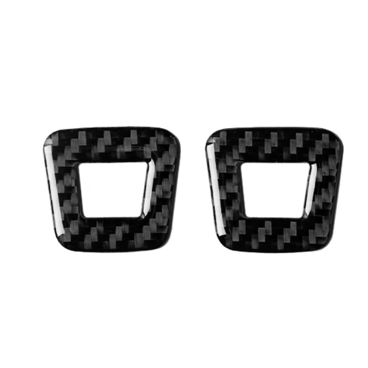 2 in 1 Car Carbon Fiber Microphone Decorative Sticker for Alfa Romeo