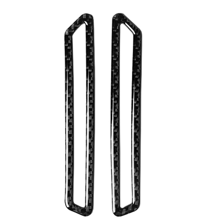 2 in 1 Car Carbon Fiber A-pillar Air Outlet Panel Decorative Sticker