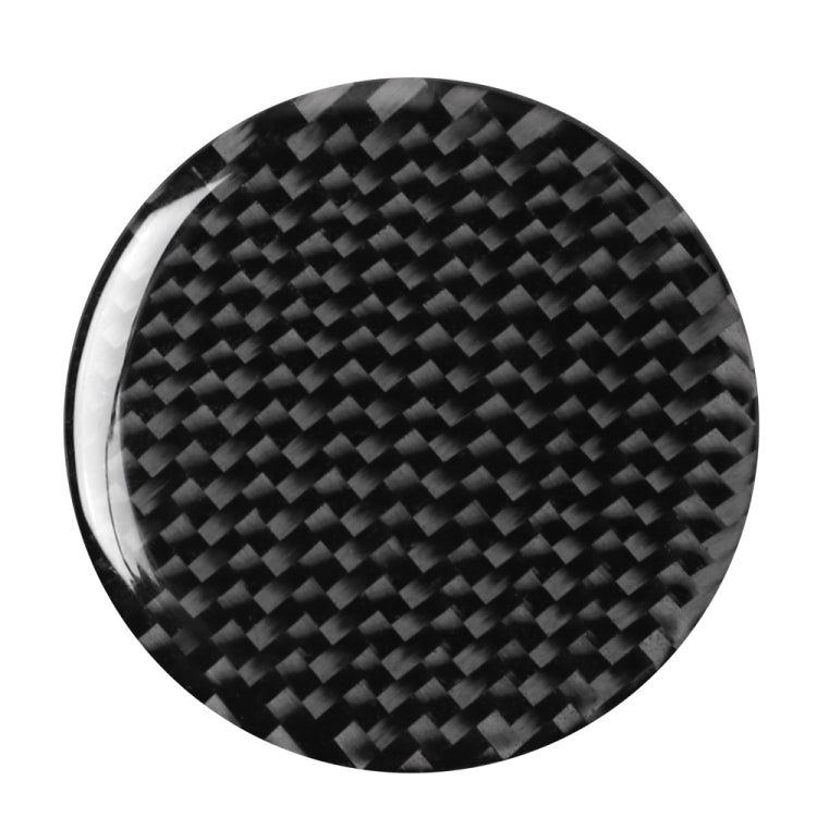 Car Carbon Fiber Multimedia Knob Decorative Sticker for BMW 3 Series