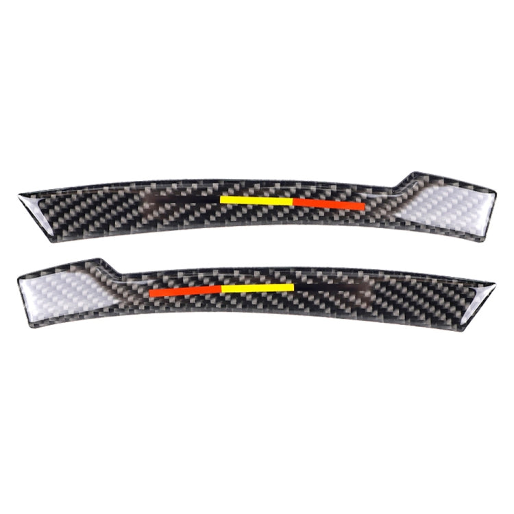 Car Carbon Fiber Rearview Mirror Anti-collision Strip C for