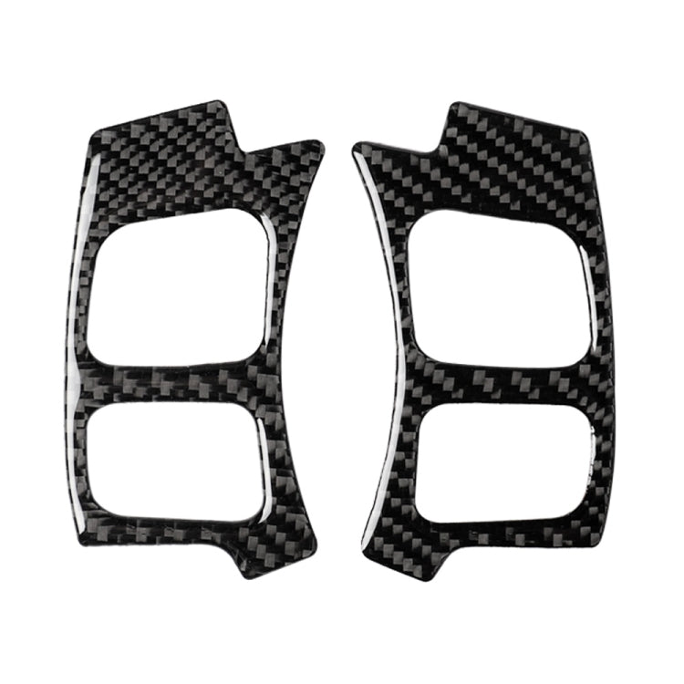 Car Carbon Fiber Steering Wheel Button Decorative Sticker for Lexus