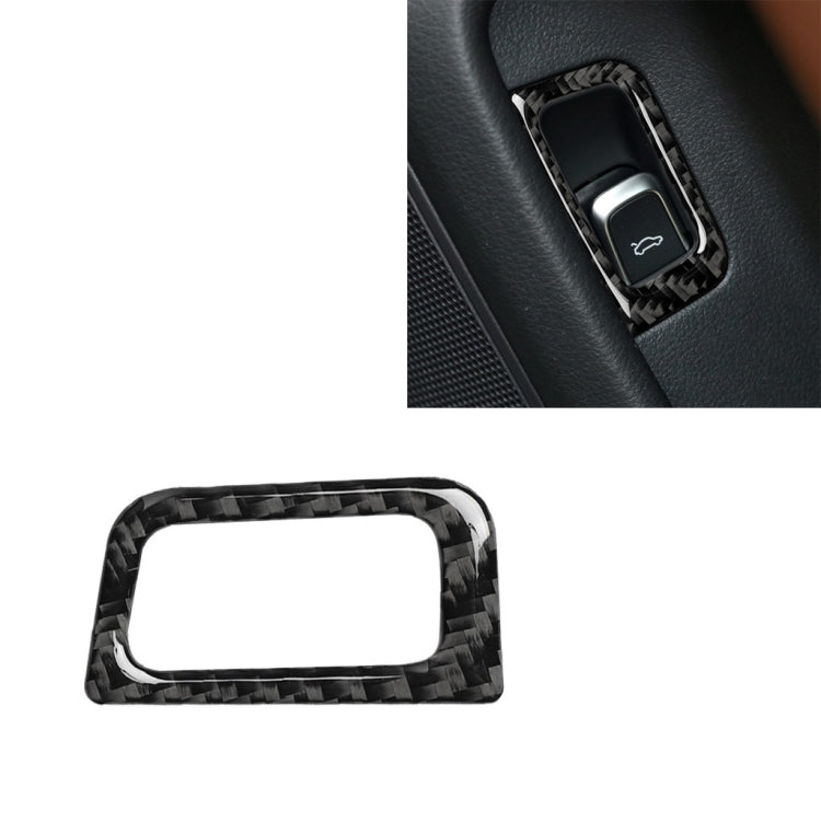 Car Carbon Fiber Trunk Switch Decorative Sticker for Audi A6 S6 C7 A7