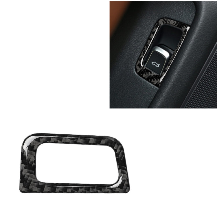 Car Carbon Fiber Trunk Switch Decorative Sticker for Audi A6 S6 C7 A7