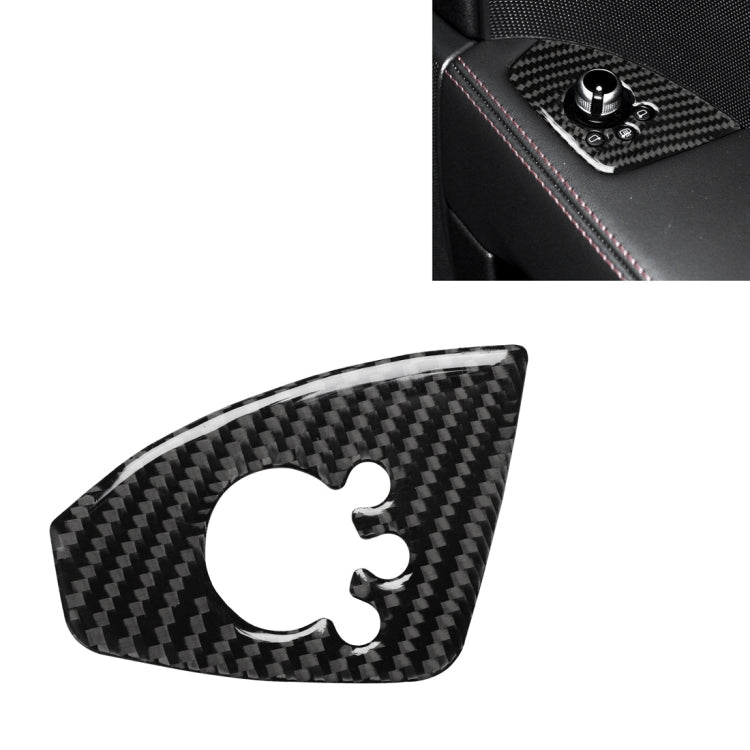 Car Carbon Fiber Door Button Decorative Sticker for Audi TT 8n 8J