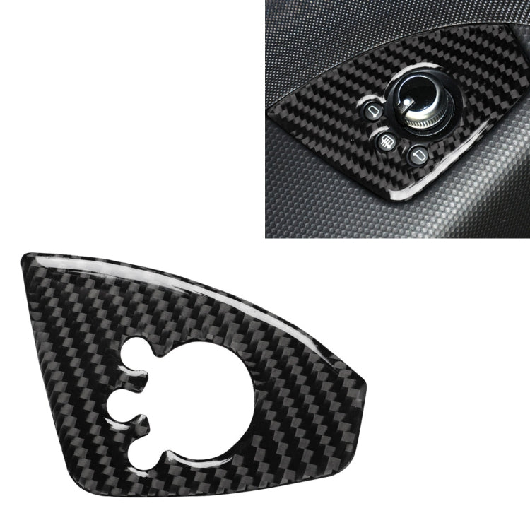 Car Carbon Fiber Door Button Decorative Sticker for Audi TT 8n 8J