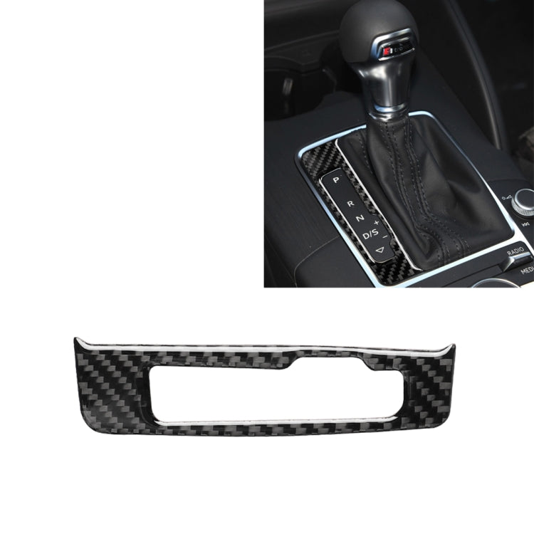 Car Carbon Fiber Gear Shift Frame Decorative Sticker for Audi A3 / 8V
