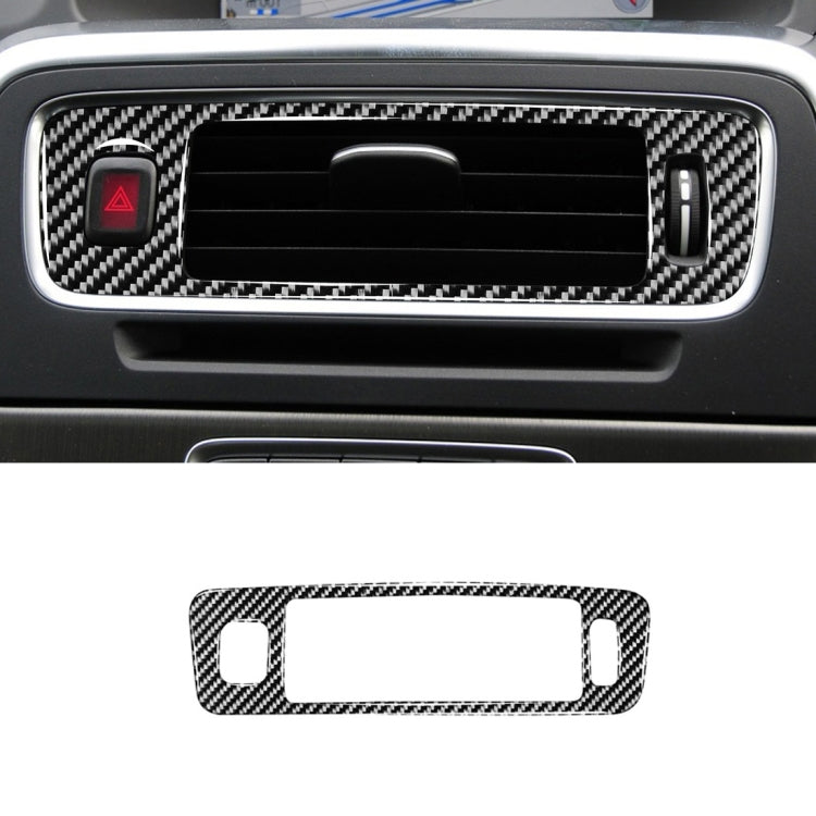 Car Carbon Fiber Central Control Below Air Outlet Decorative Stickers