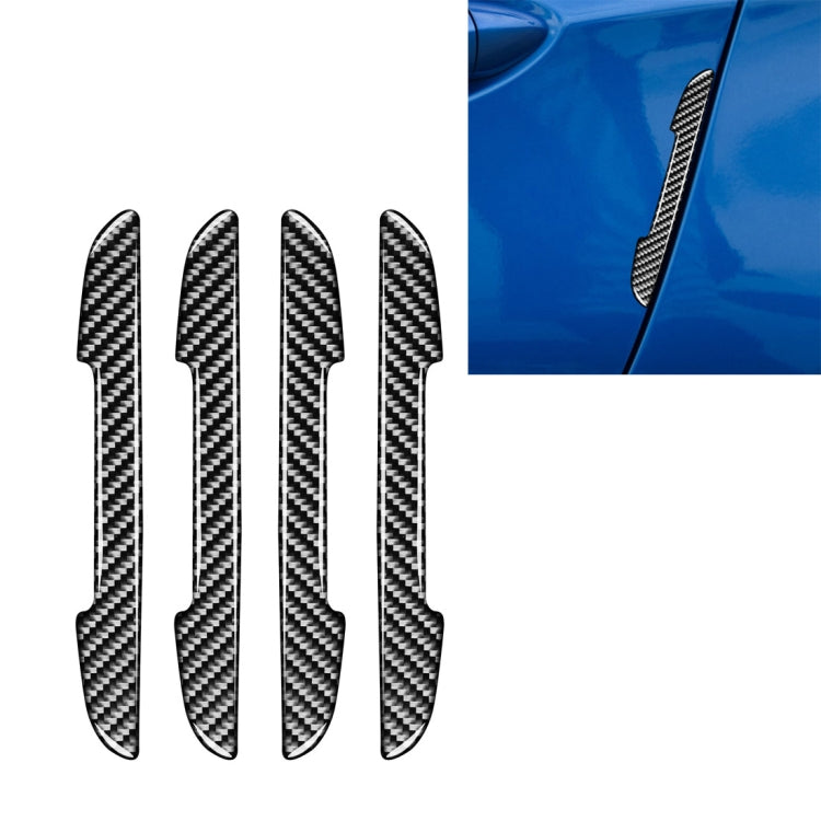 4 PCS Car Carbon Fiber Side Anti-collision Bumper Strip for Chevrolet