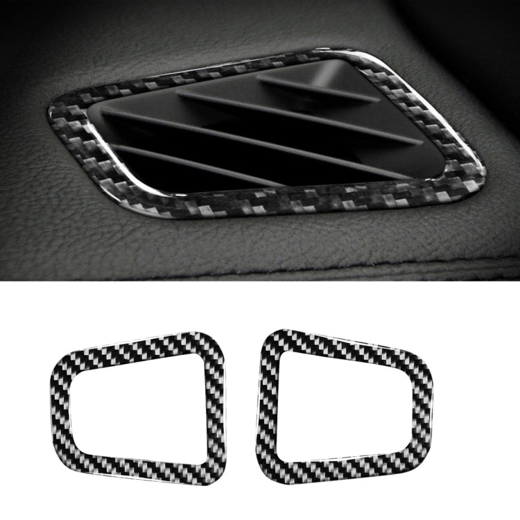 Car Carbon Fiber Dashboard Air Outlet Decorative Sticker for Land