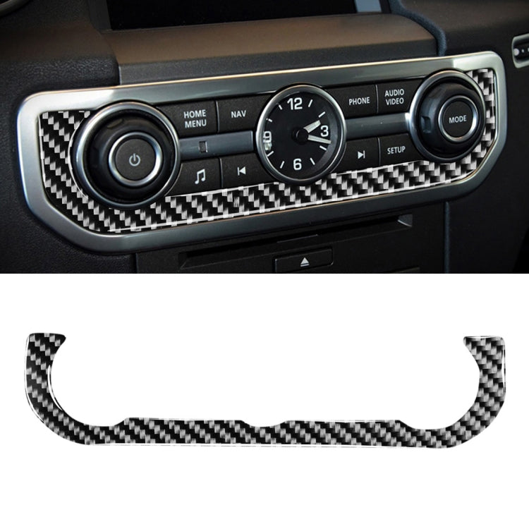 Car Carbon Fiber Time Clock Decorative Sticker for Land Rover