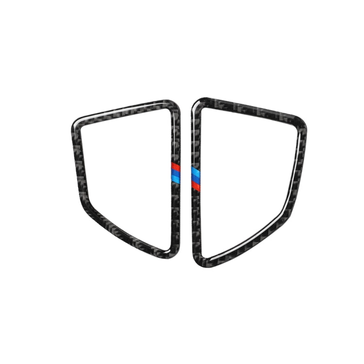 2 in 1 Car Carbon Fiber Tricolor Dashboard Air Outlet Decorative