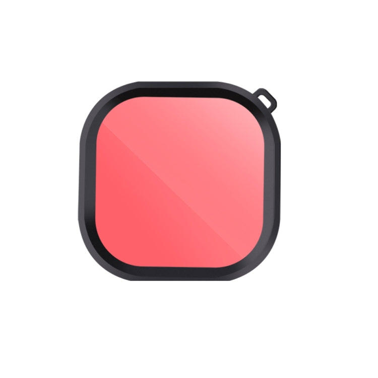 Square Housing Diving Color Lens Filter for GoPro HERO8 Black Water Resistant Housing, Pink, Purple, Red