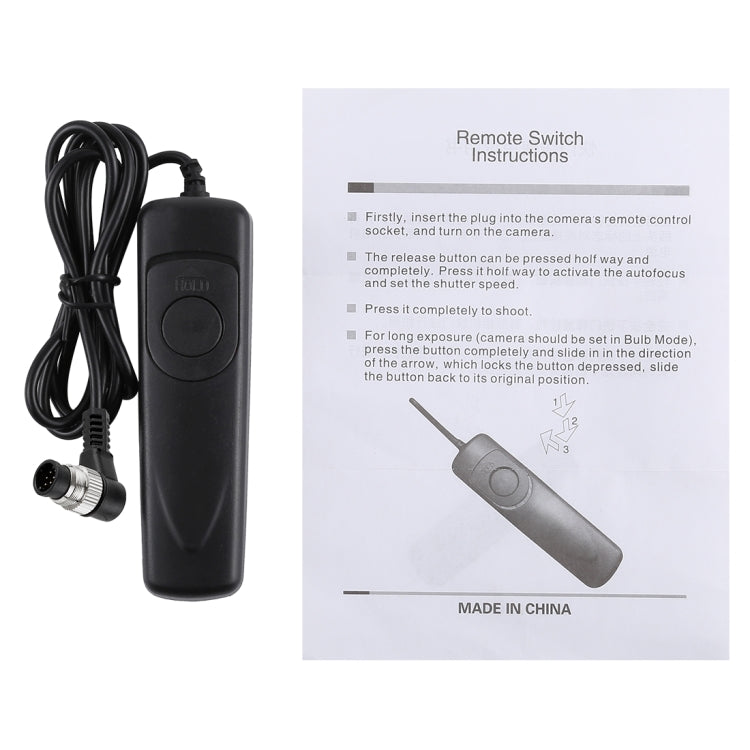Cuely MC-30 Remote Switch Shutter Release Cord for Nikon D810 / D820 ...