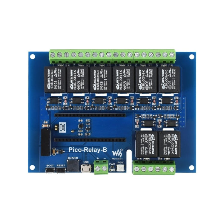 Waveshare Multi Protection 8-Channel Industrial Relay Module for Raspb ...