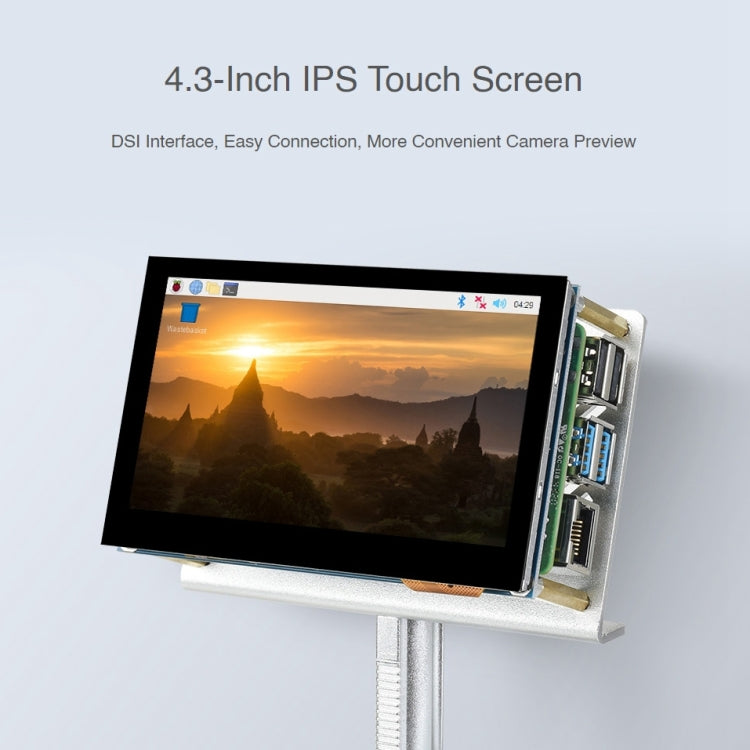 Waveshare 4.3 inch Screen Raspberry Pi Microscope Kit 12MP Camera Modu ...