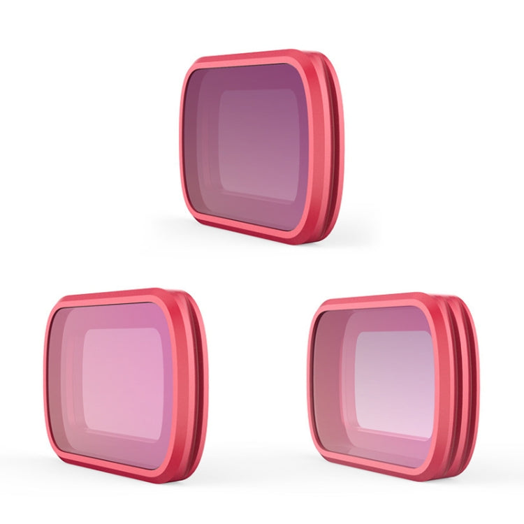 3 PCS PGYTECH P-18C-012 CPL/ND8/ND16 Profession Diving Color Lens Filter for DJI Osmo Pocket, P-18C-012